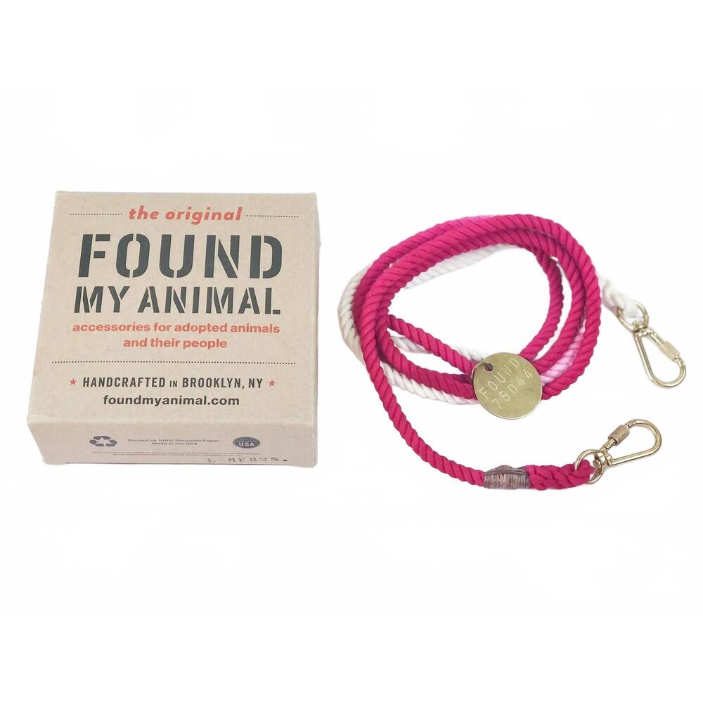 NEW FOUND MY ANIMAL small dog leash in pink